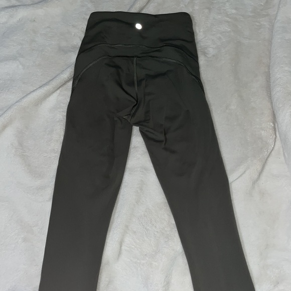 Green Lululemon Tights - Picture 3 of 3